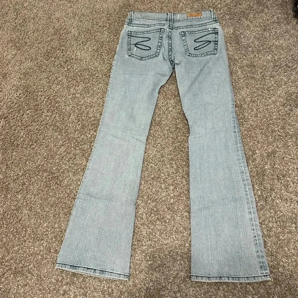 SEVEN7 Women’s Cotton Flare Light Denim Jeans size 28 - Picture 11 of 16